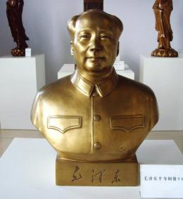 hj2357 毛主席鑄銅雕像_工藝禮品_濱州宏景雕塑有限公司